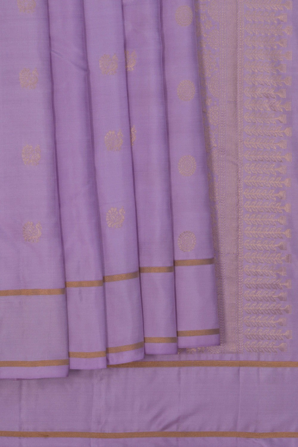 Image of South Silk Purple Saree